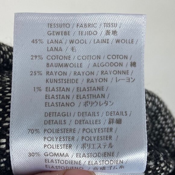 Stella Mccartney Cotton Stretch Slim Fit Trousers Size 40 or 6 Grey‎ Leggings - Picture 7 of 10